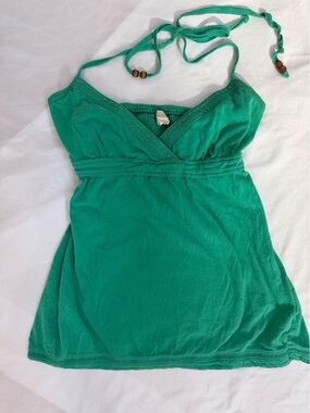 Vintage Aeropostale Turquoise Halter Tank Top - Women